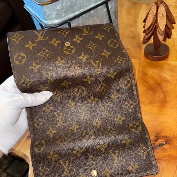 Louis Vuitton, international monogram, brown, long wallet vintage 2000 - Picture 8 of 15